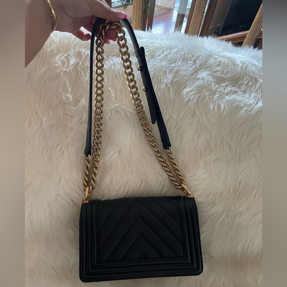 CHANEL CLASSIC small boy bag - Picture 13 of 17